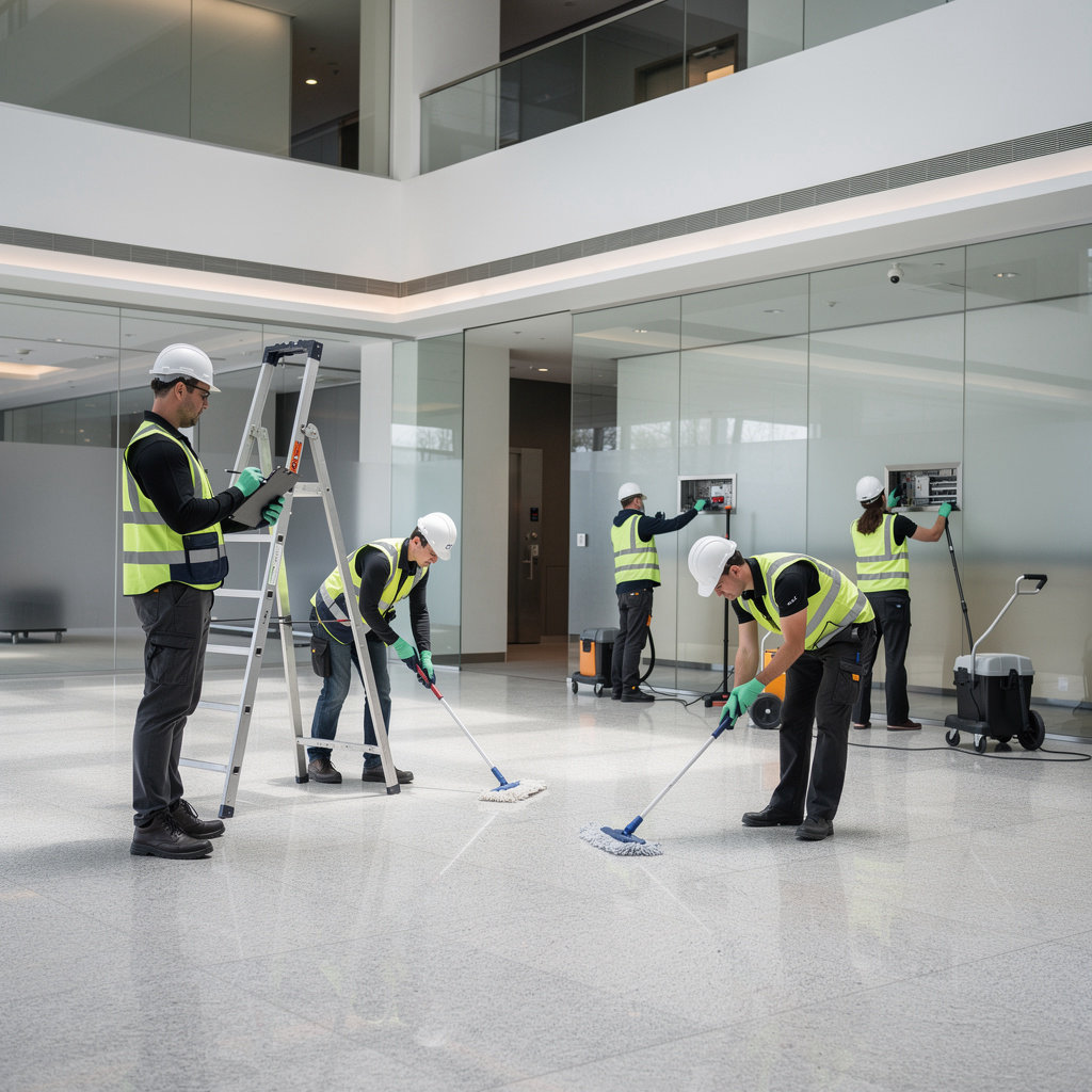 Healthcare facility cleaning