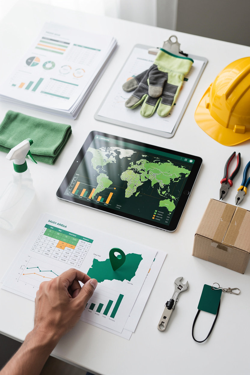 CleanForce Manpower & Home Care Cleaning Services managing 6,000+ skilled and unskilled workforce personnel across Saudi Arabia for construction, healthcare, and industrial sectors