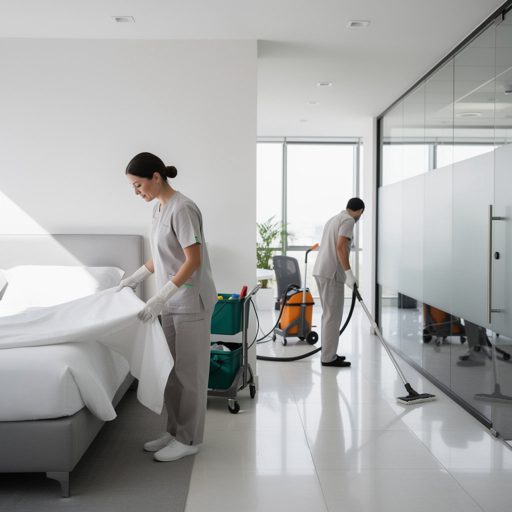 Comprehensive cleaning solutions for commercial and industrial facilities