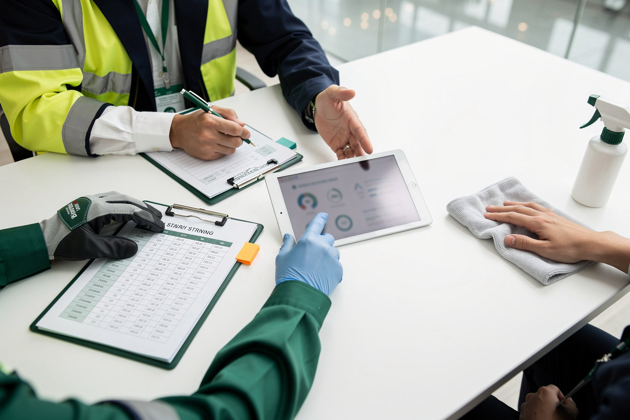 CleanForce Manpower & Home Care Cleaning Services professional team delivering integrated manpower outsourcing and cleaning services across Saudi Arabia